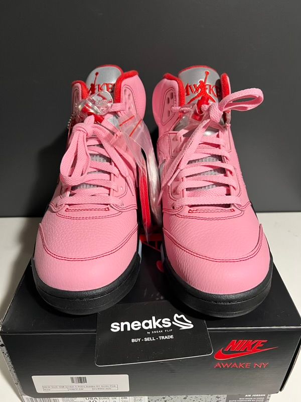 NEW SIZE 10M Jordan 5 Retro Awake NY Arctic Pink
