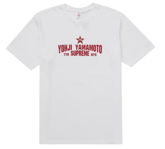 Supreme Y's by Yohji Yamamoto Star Tee White