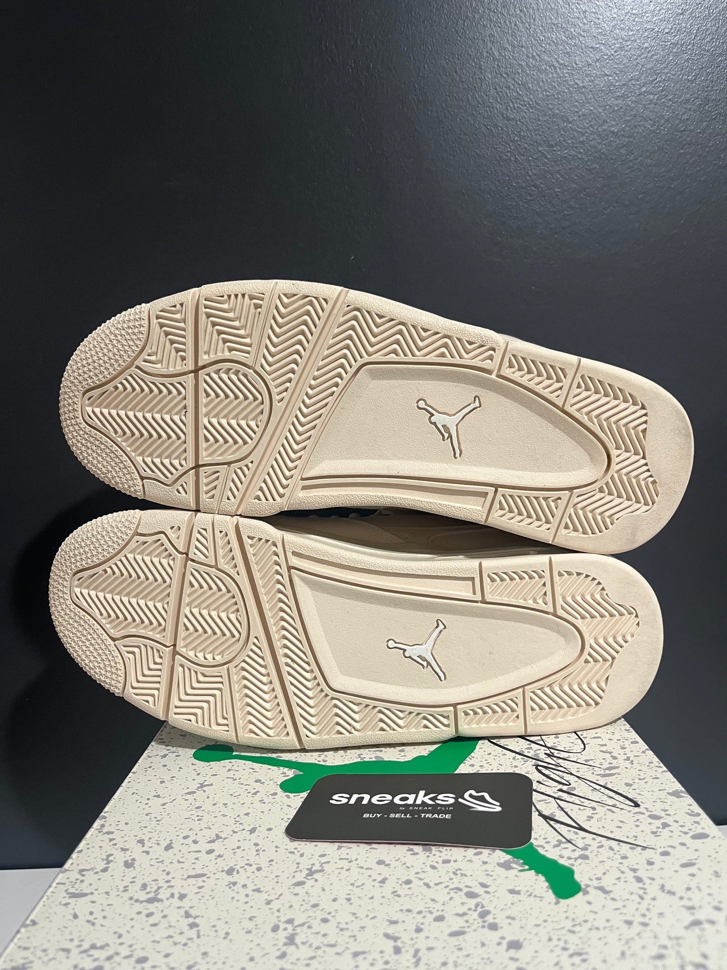 USED SIZE 9M Jordan 4 RM Legend Light Brown (Women's) - Used