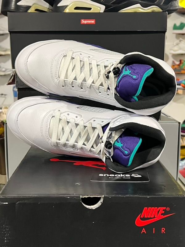 USED SIZE 9.5M Jordan 5 Retro Grape (2025) - Used