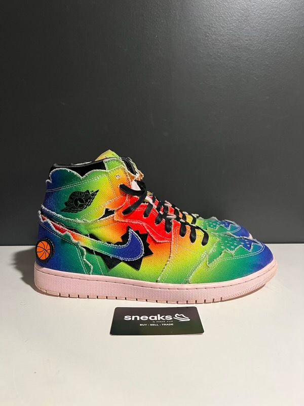 USED SIZE 12.5M Jordan 1 Retro High J Balvin - USED NO BOX