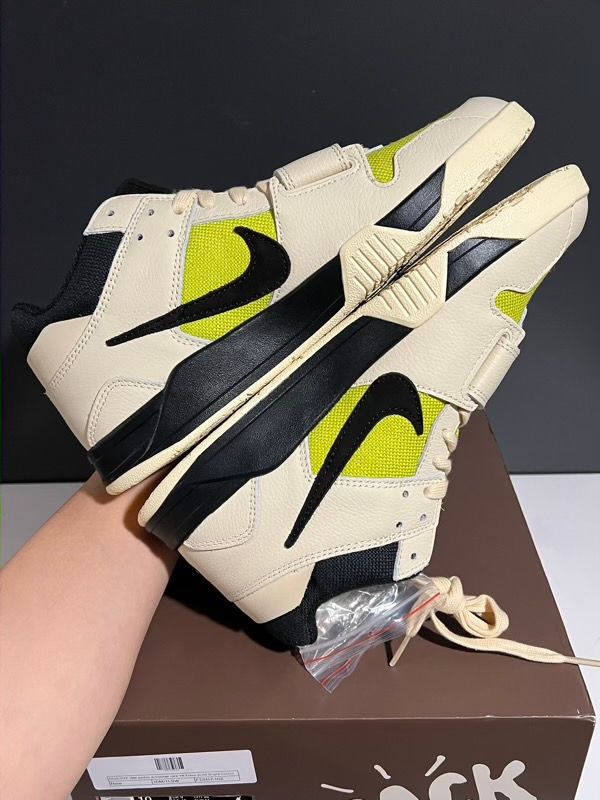 NEW SIZE 10M Jordan Jumpman Jack TR Travis Scott Bright Cactus