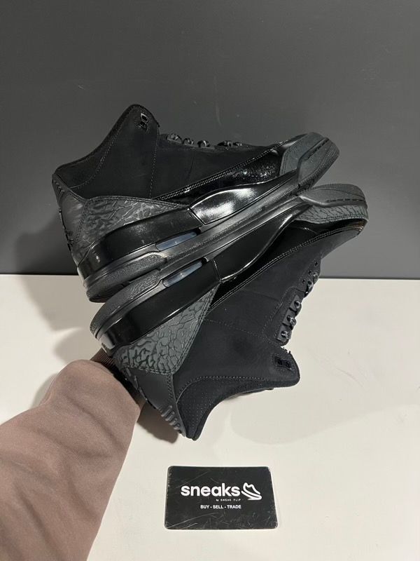 USED SIZE 11M Jordan 3 Retro Black Cat (2025) - USED NO BOX