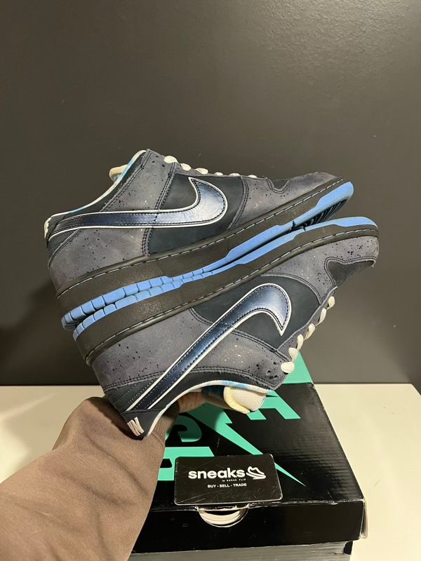 USED SIZE 12M Nike SB Dunk Low Concepts Blue Lobster - USED NO BOX
