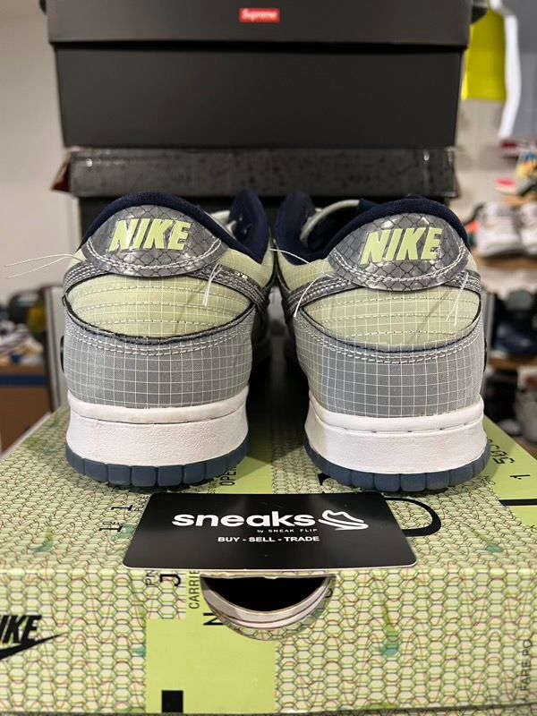 USED SIZE 10.5M Nike Dunk Low Union Passport Pack Pistachio - Used