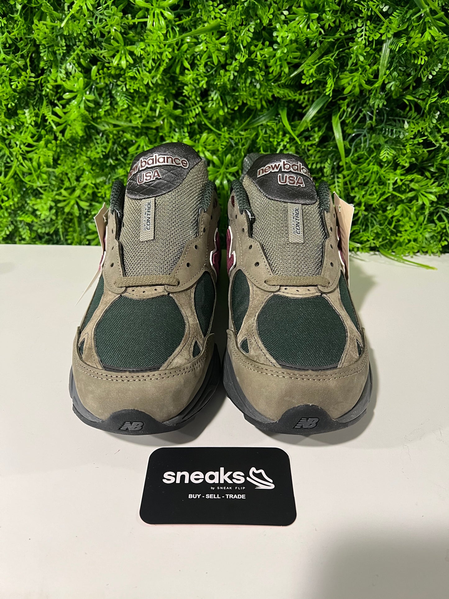 New Balance 990v3 MiUSA Teddy Santis Green Purple - New (NO BOX)