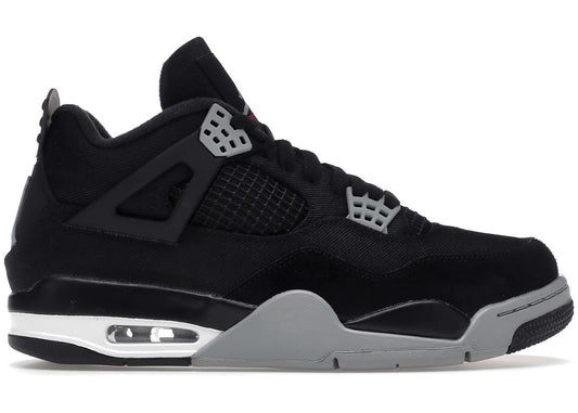 NEW SIZE 8.5M Jordan 4 Retro SE Black Canvas