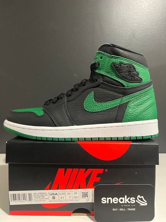 Jordan 1 Retro High Pine Green Black - Used