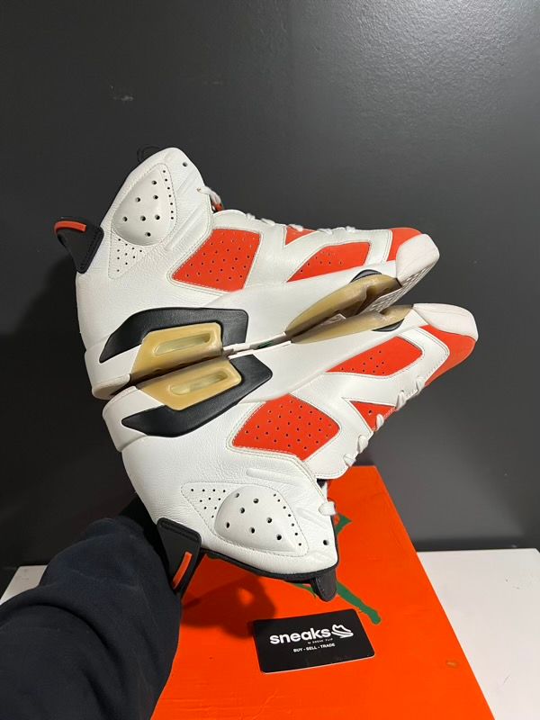 USED SIZE 12M Jordan 6 Retro Gatorade Like Mike White - Used
