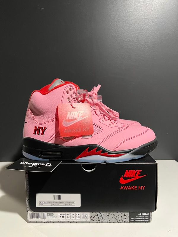 NEW SIZE 10M Jordan 5 Retro Awake NY Arctic Pink