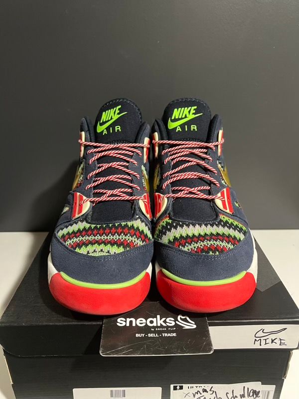 USED SIZE 12M Nike Air Tech Challenge 3 Christmas (2015) - USED NO BOX