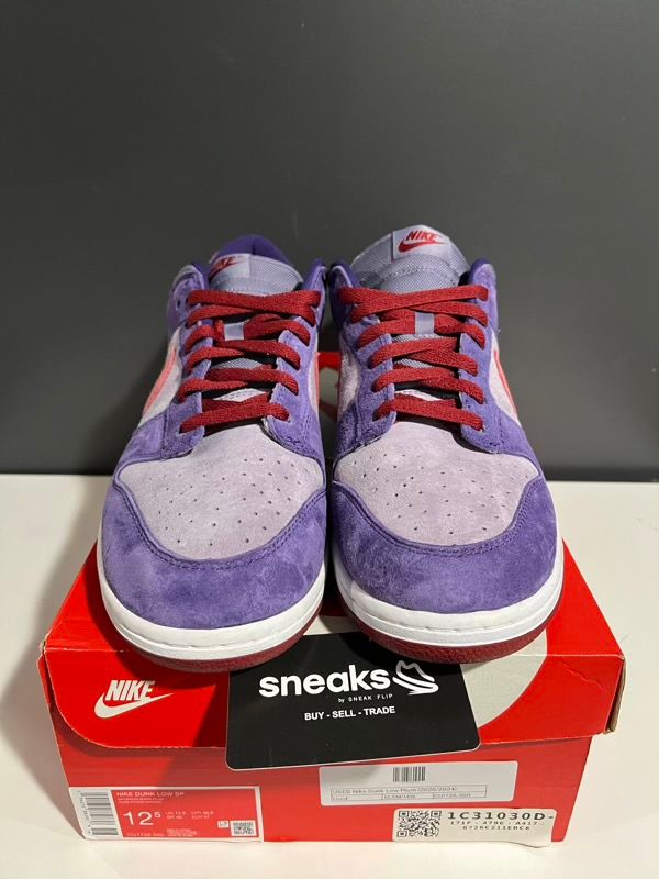 USED SIZE 12.5M Nike Dunk Low Plum (2020/2024) - Used
