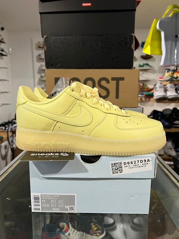 NEW SIZE 11M Nike Air Force 1 Low Drake NOCTA Certified Lover Boy Citron Tint
