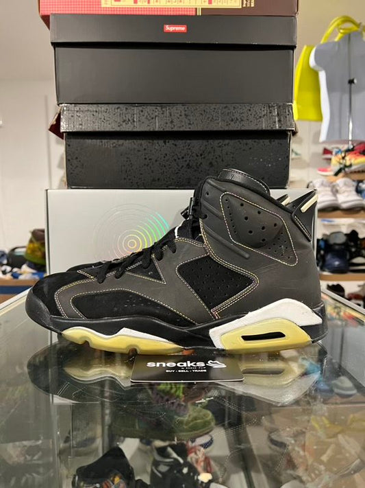 USED SIZE 12M Jordan 6 Retro Lakers - USED NO BOX