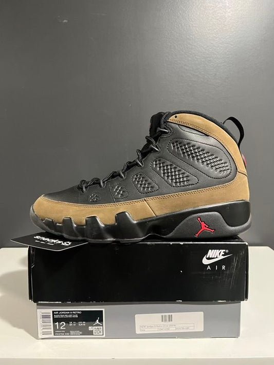 NEW SIZE 12M Jordan 9 Retro Olive (2024)