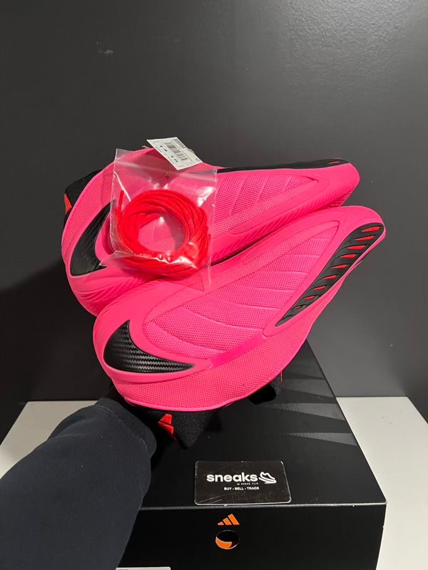 NEW SIZE 14M Adidas AE 2 Lucid Pink Black