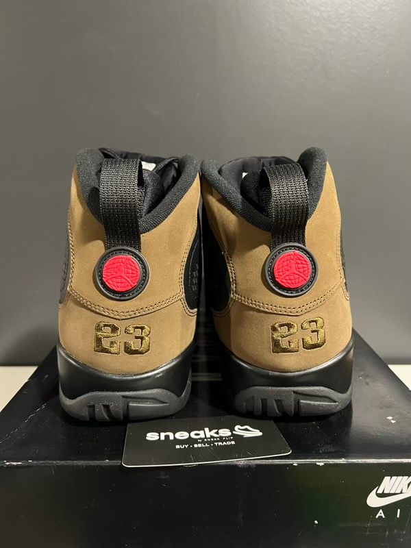 NEW SIZE 12M Jordan 9 Retro Olive (2024)