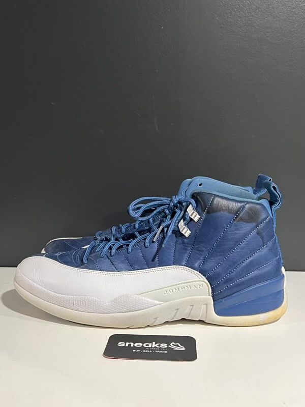 USED SIZE 13M Jordan 12 Retro Indigo - Used Damaged Box