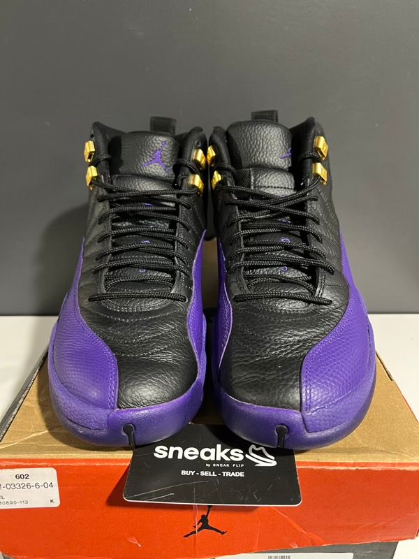 USED SIZE 11.5M Jordan 12 Retro Field Purple - USED NO BOX