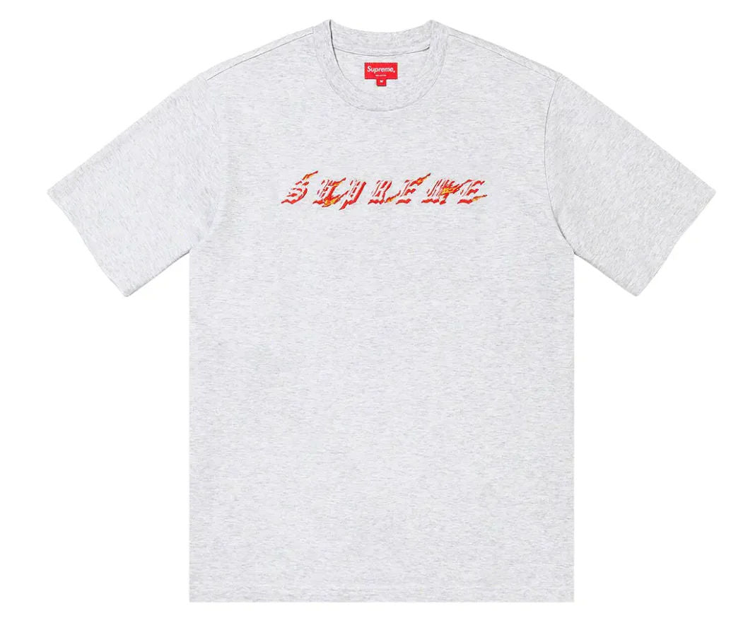 Supreme Flames S/S Top Heather Grey