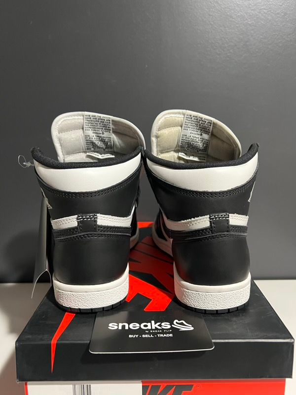 TRIED ON SIZE 5M Jordan 1 Retro High '85 Black White (2023) - Used