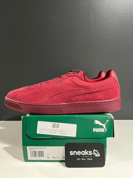 SIZE 11M Puma Suede Classic Tibetan Red  (Women's)