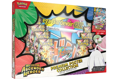 2026 Pokémon Mega Evolution Ascended Heroes Mega Gardevoir Premium Poster Collection
